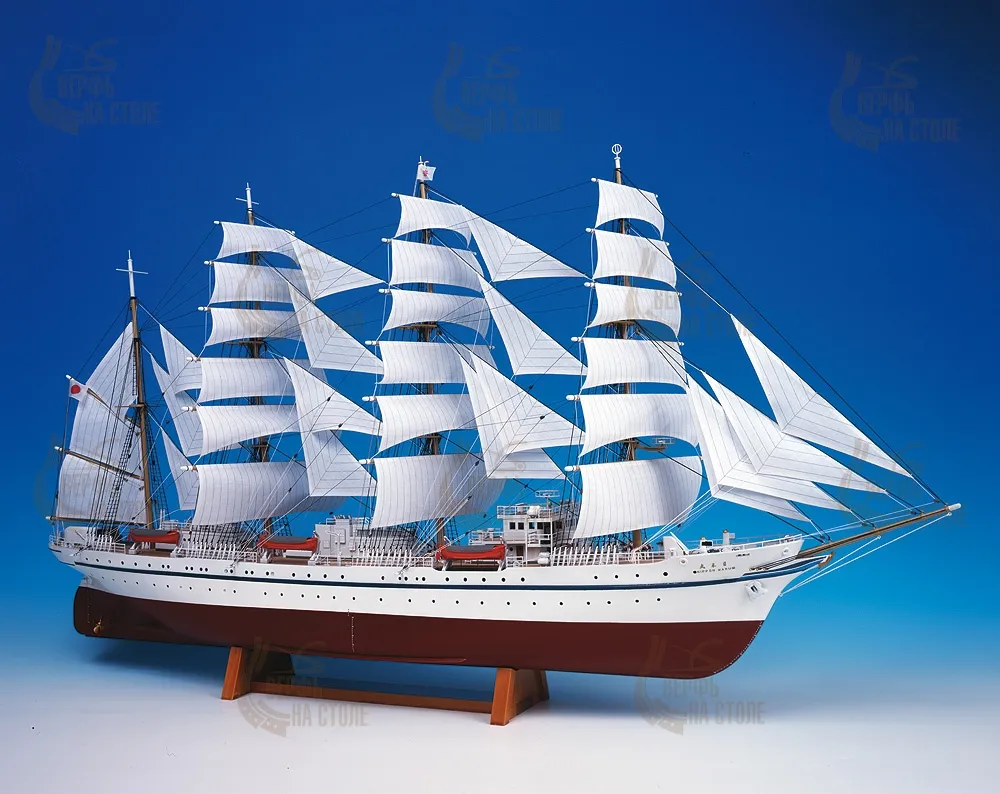 деревянная модель парусника Nippon Maru деревянная модель парусника Nippon Maru