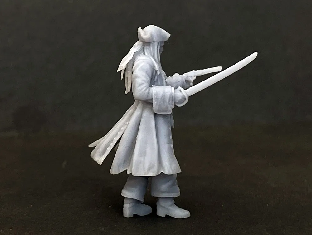 Фигурка пирата "Джек Воробей", смола, 32 мм