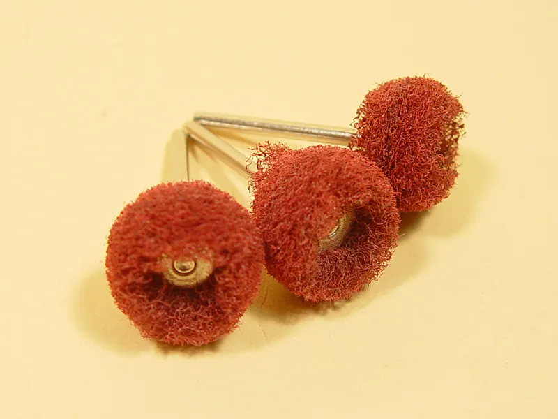 Диск полировальный, полимер, 22 мм, красный  400, 3 шт JAS