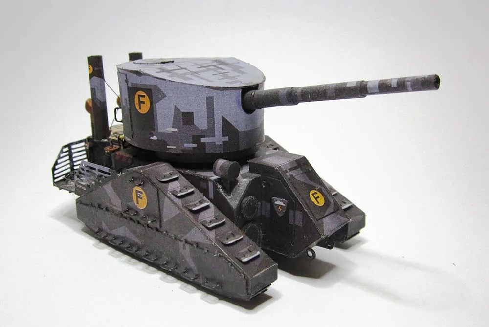 Модель из бумаги паротранспортёр KU-S