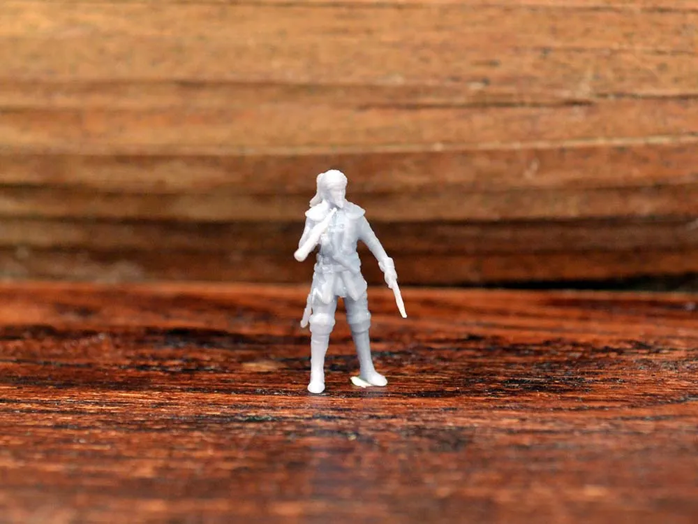 Фигурка пирата с подзорной трубой, 25 мм