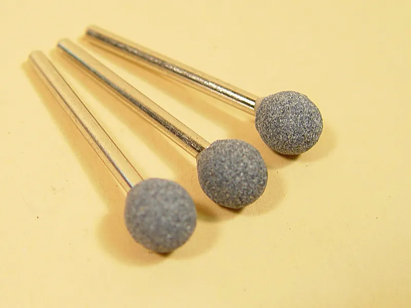 Насадка шлифовальная, карбид кремния, шар, 10 мм, 3 шт JAS