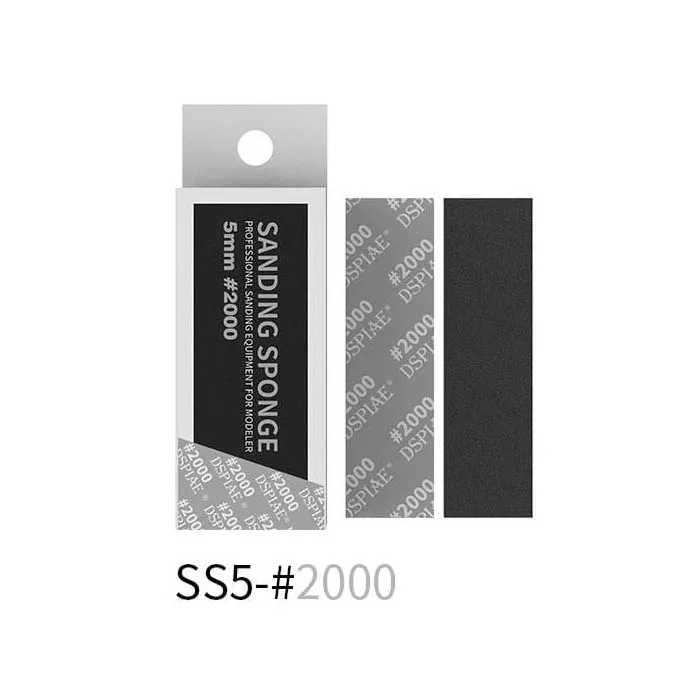 Шлифовальная губка 5 мм, зернистость 2000, 5 шт Шлифовальная губка 5 мм, зернистость 2000, 5 шт