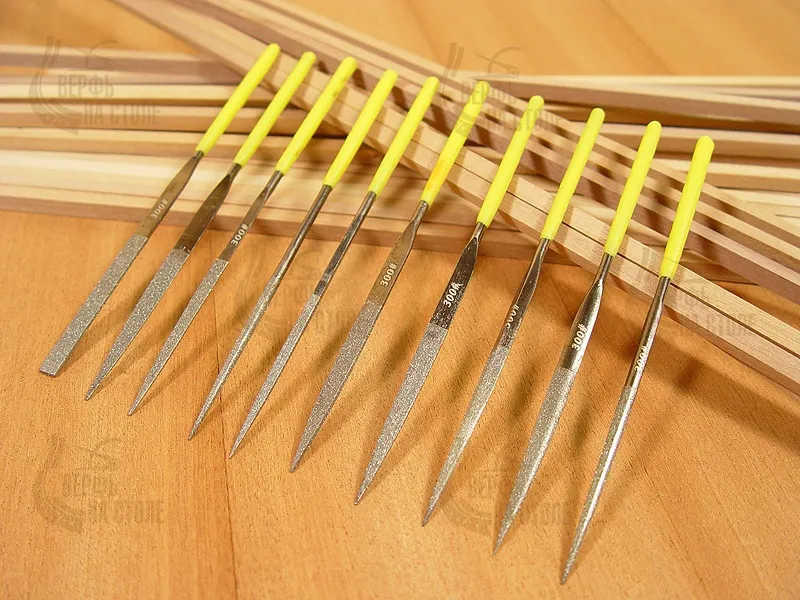 Набор надфилей, алмазные, 10 шт., № 300 (3*140)