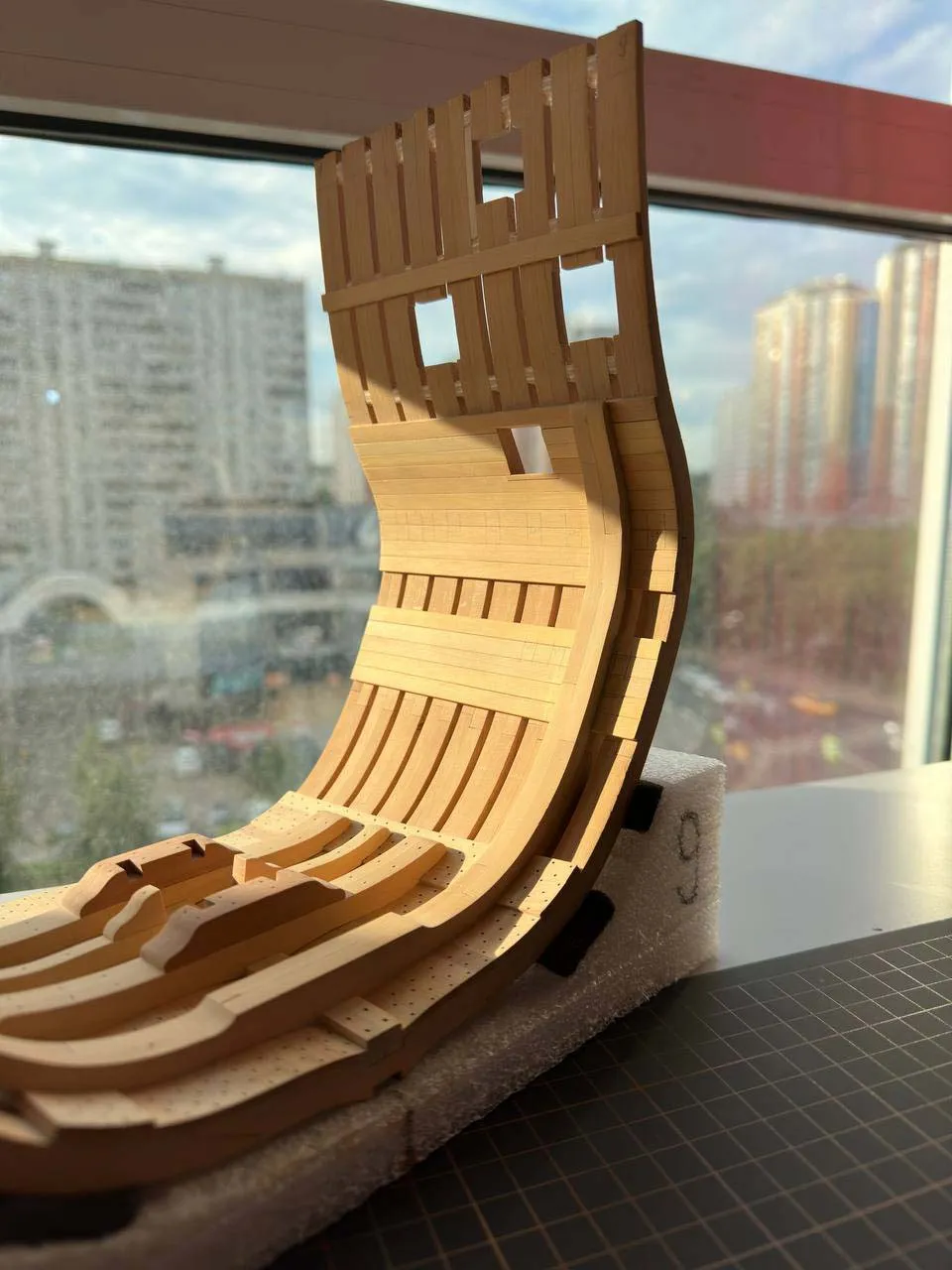 модель корабля для сборки Bonhomme Richard сечение, версия вишня модель корабля для сборки Bonhomme Richard сечение, версия вишня