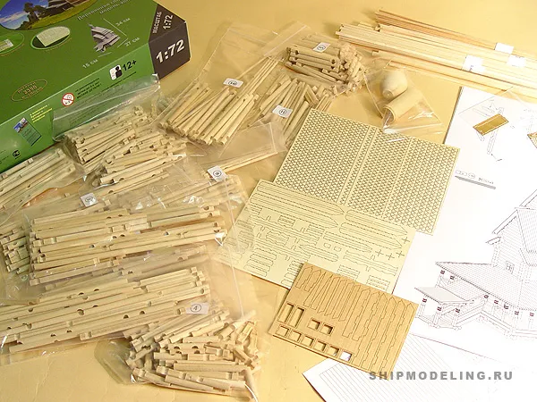 Георгиевская церковь, 2390 деталей Георгиевская церковь, 2390 деталей