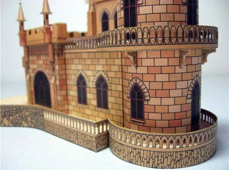 Модель из картона Дворец в Крыму