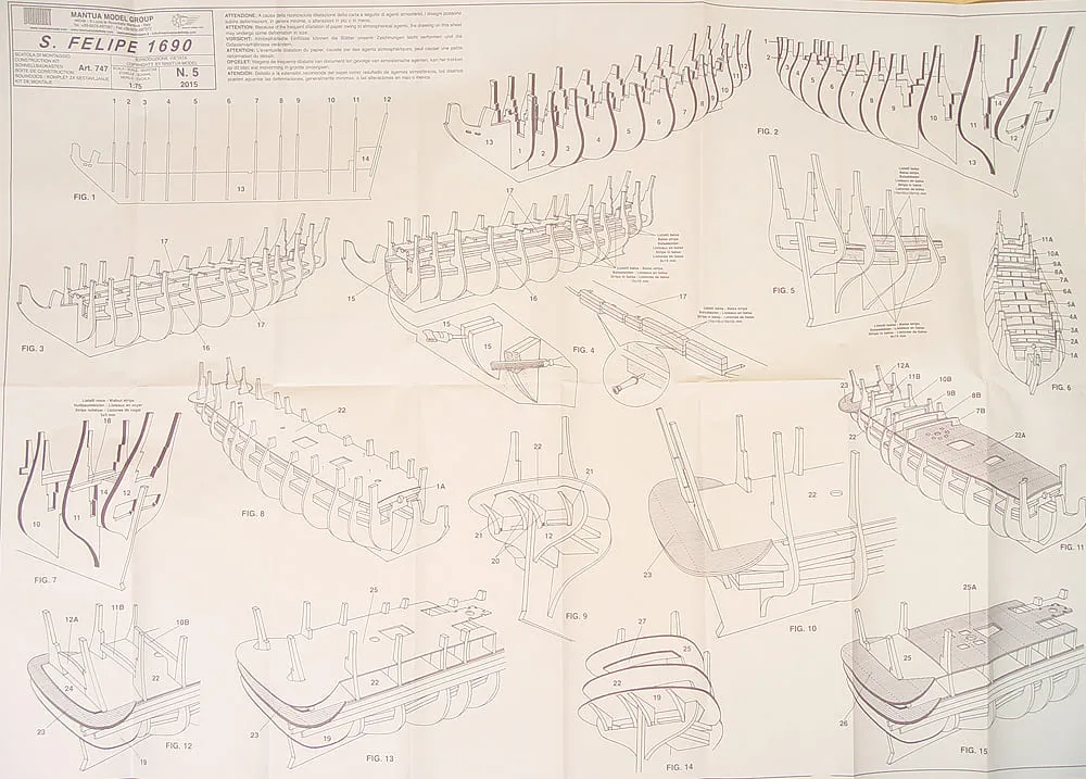 Чертеж корабля San Felipe Чертеж корабля San Felipe