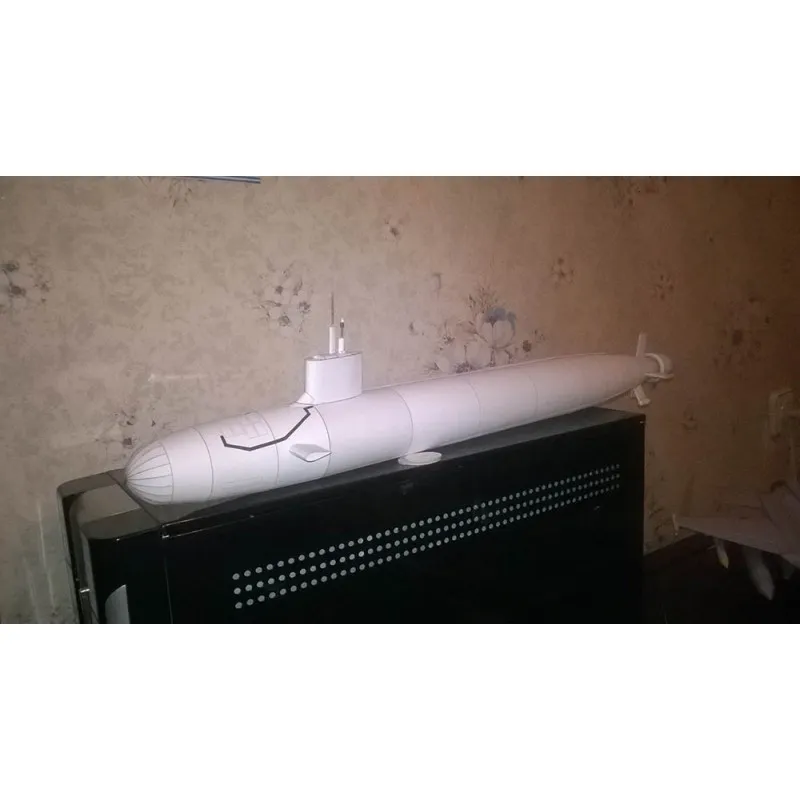 Модель из картона подводная лодка USS North Dakota, США, 2014 г Модель из картона подводная лодка USS North Dakota, США, 2014 г