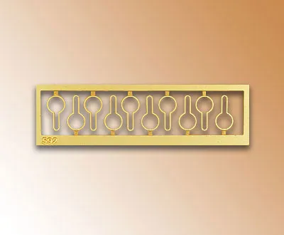 Вант-путенс, латунь, 5 мм, 10 шт