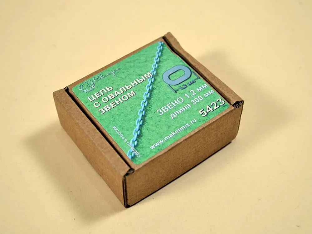 Цепь полимерная, звено круглое 1,2 мм, длина 300 мм Цепь полимерная, звено круглое 1,2 мм, длина 300 мм