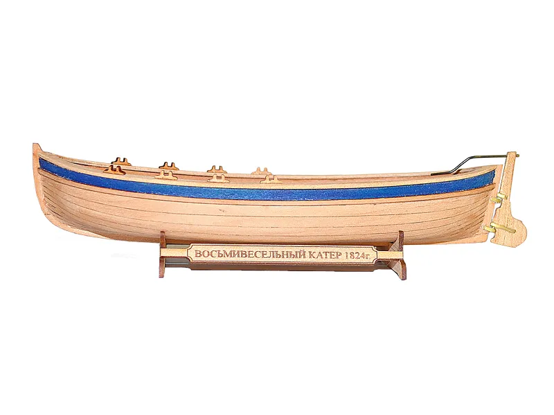 Восьмивесельный катер 1824 г + фигурка