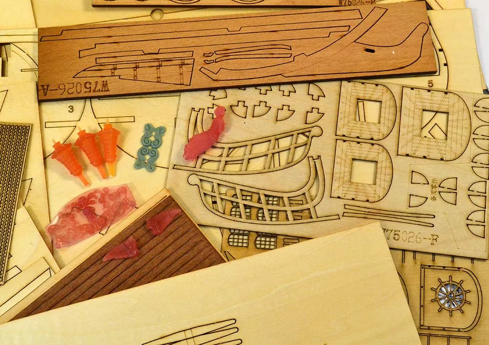 Black Pearl (Черная Жемчужина), 533 мм + (Полный набор инструментов, клея и лак)