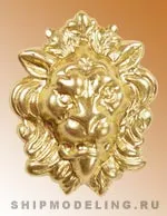 Декоративный элемент, латунь, 21 мм