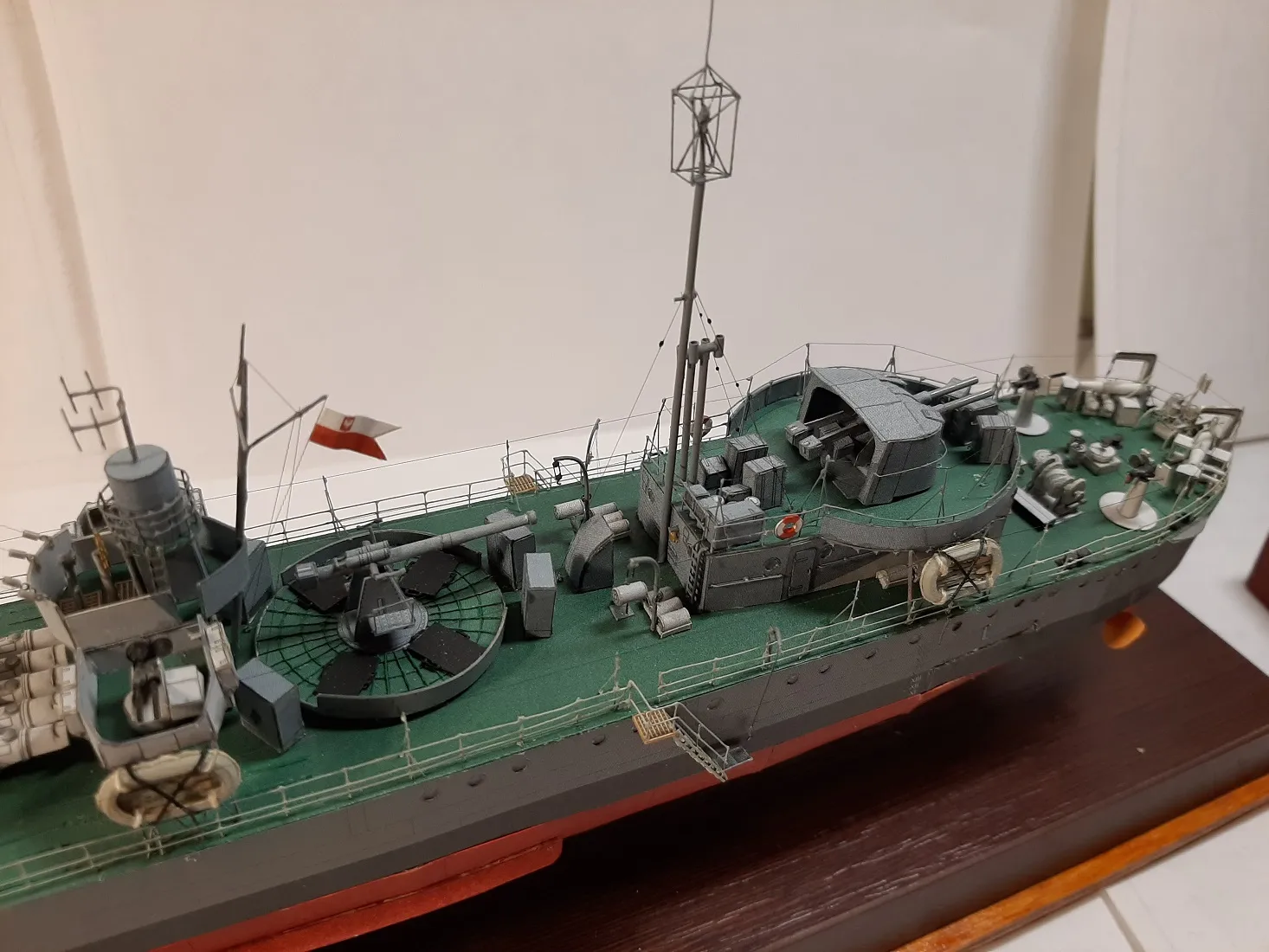 Модель корабля ORP "Piorun" - Верфь на Столе