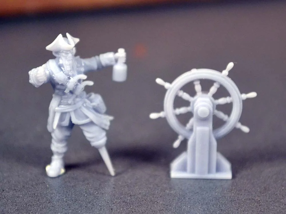 Фигурка "Капитан за штурвалом", 25 мм