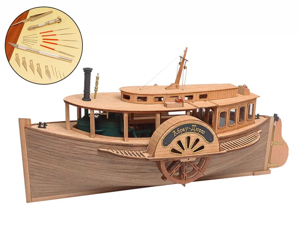 Паровой катер Абрау-Дюрсо + (Стартовый набор инструментов)