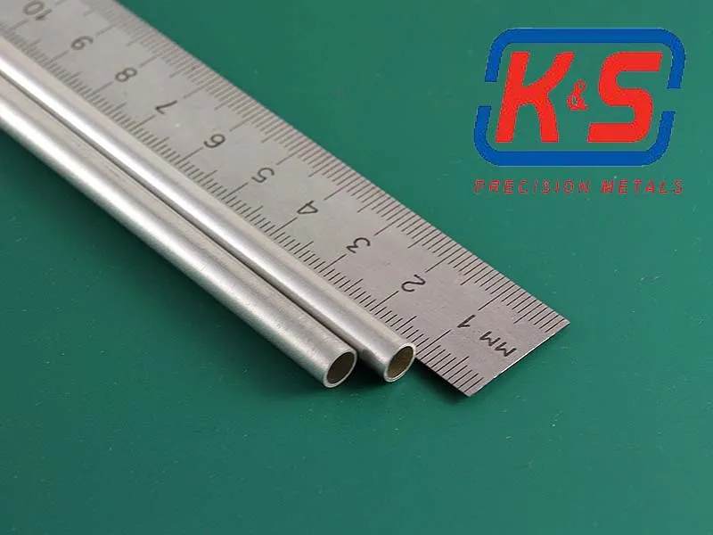 Тонкостенная алюминиевая трубка 6x0,45 мм, 2 шт