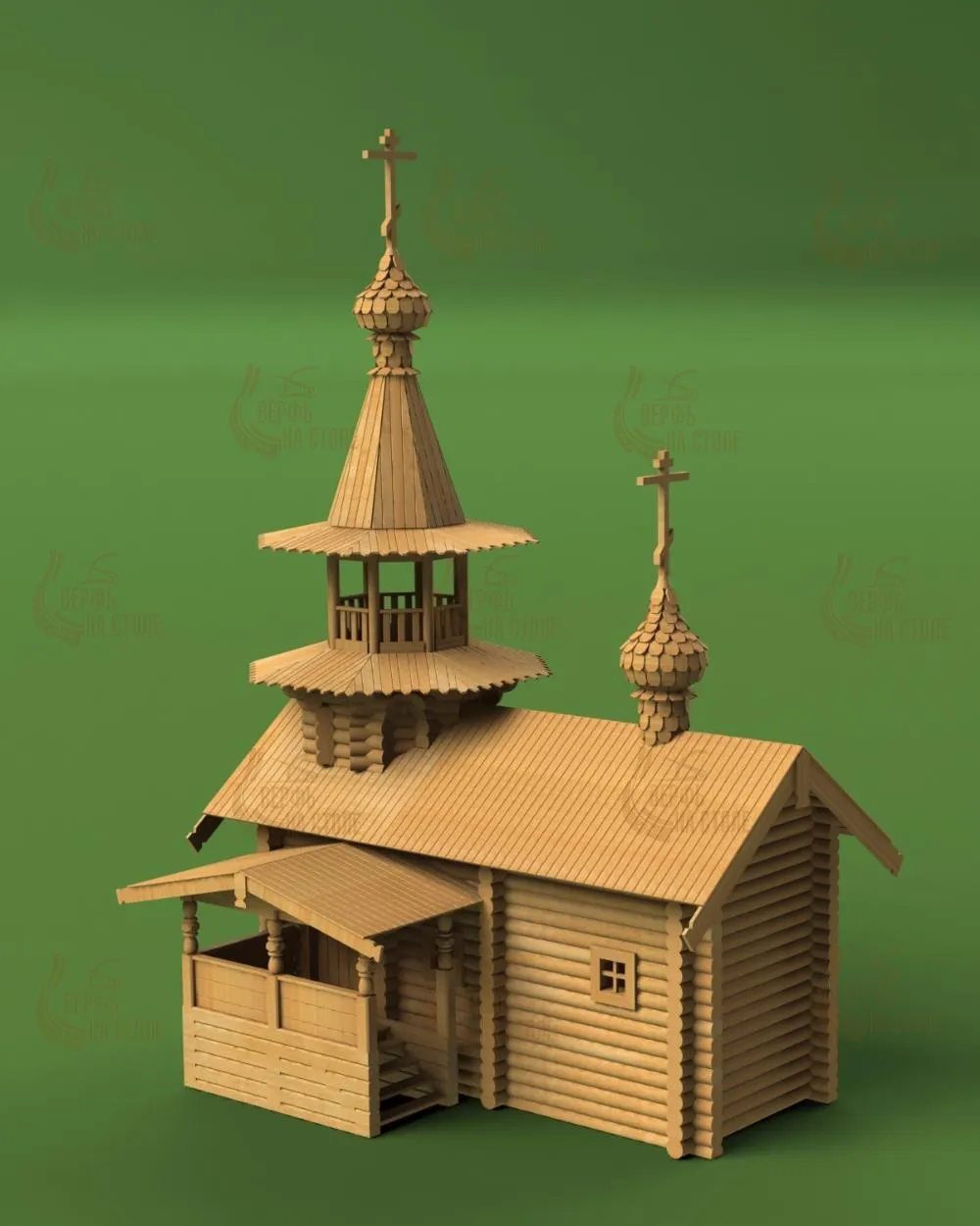 Часовня, 1415 деталей