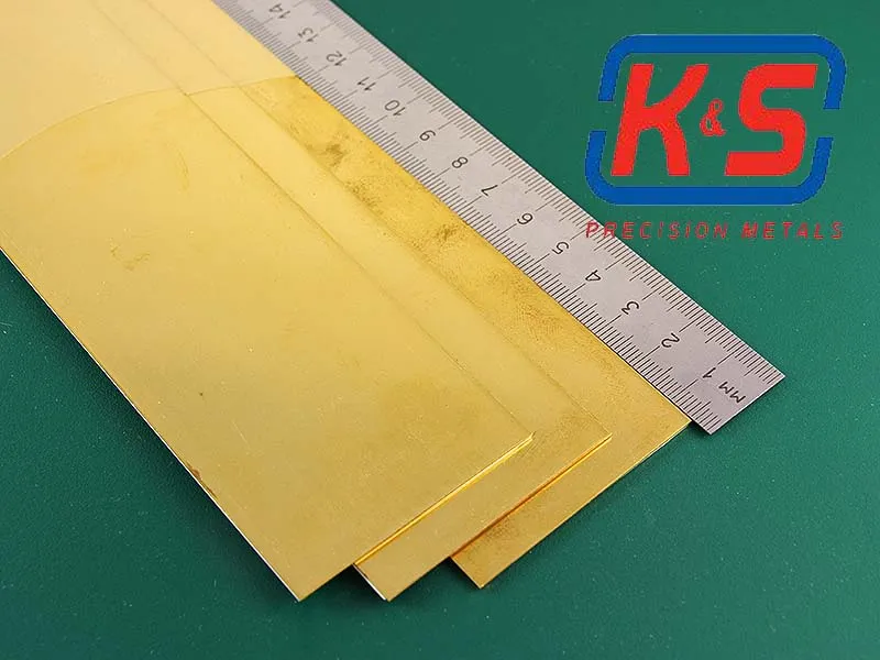 Полоска латунная 50х0,6 мм, 1 шт