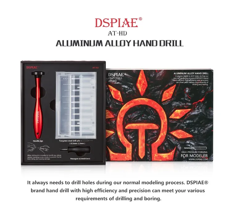 Прецизионная ручная минидрель со сверлами
