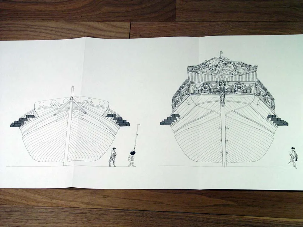 Le Requin, 1750 + чертежи Le Requin, 1750 + чертежи