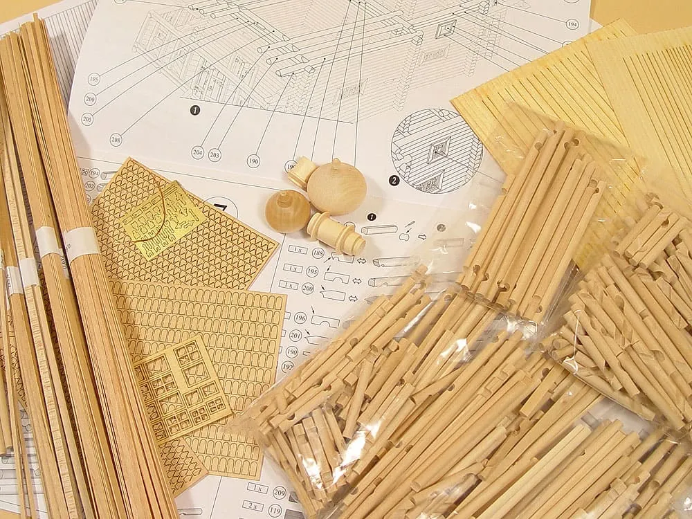 Спасская Церковь, Якутия, 3440 деталей