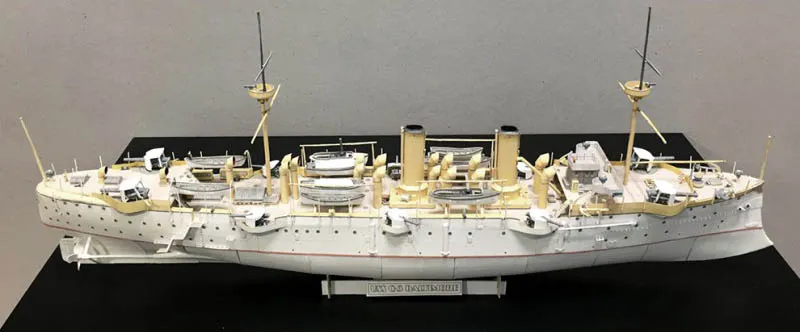 Модель из бумаги бронепалубный крейсер BALTIMORE Модель из бумаги бронепалубный крейсер BALTIMORE