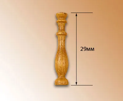 Фигурный пиллерс, орех, 29 мм, 10 шт Фигурный пиллерс, орех, 29 мм, 10 шт