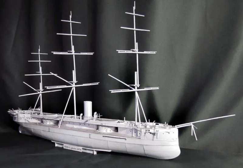 Модель из картона Броненосец Captain Модель из картона Броненосец Captain