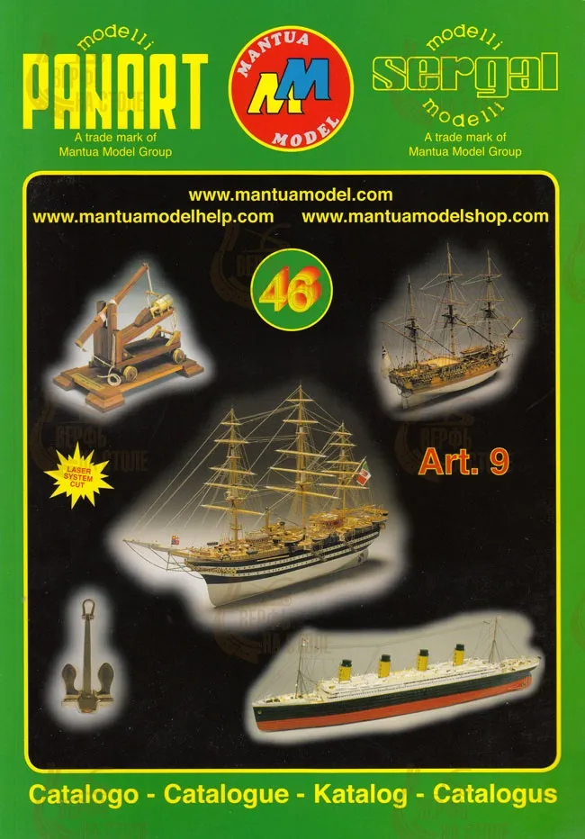 Модель корабля своими руками Mantua Каталог