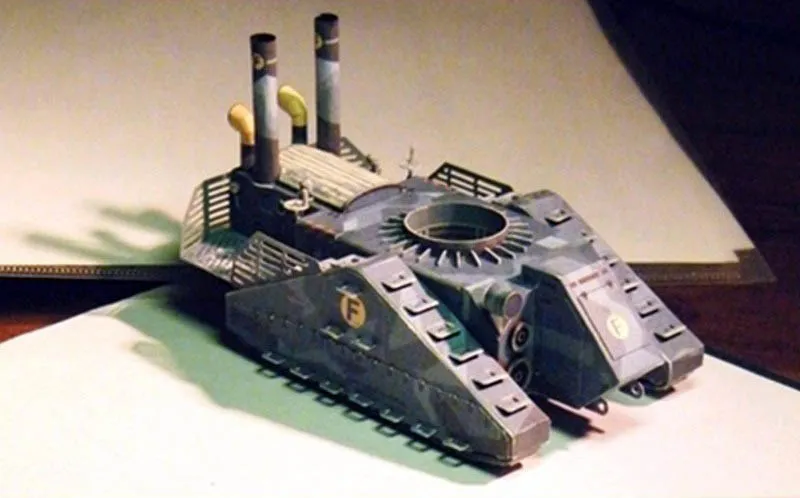 Модель из бумаги паротранспортёр KU-S