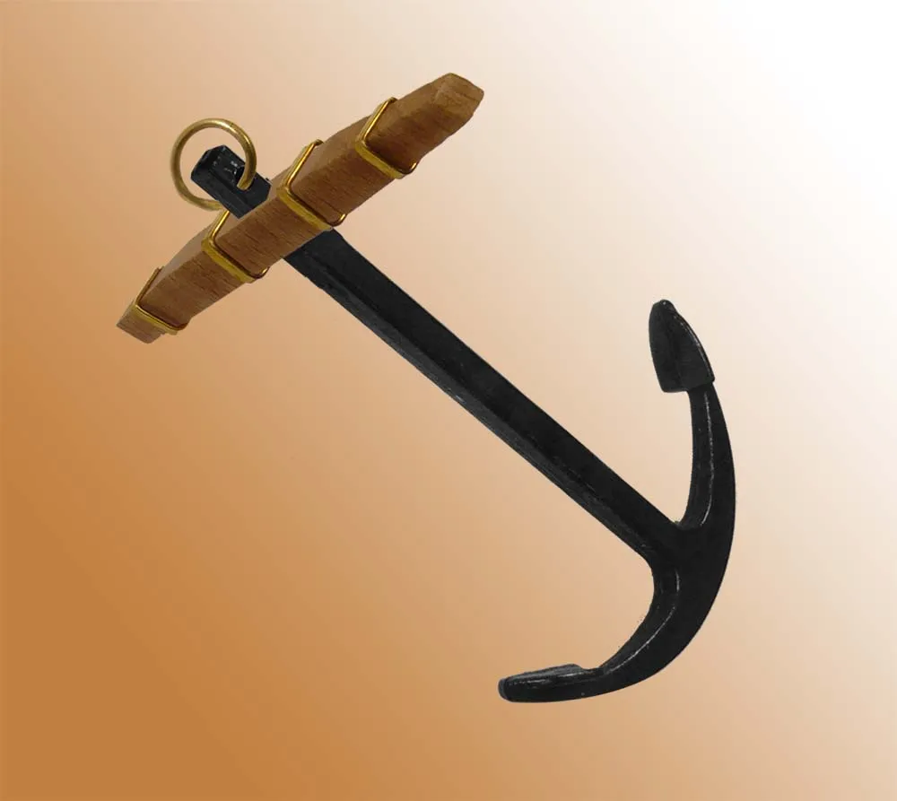 Якорь до 18-го века, металл и дерево, 30 мм