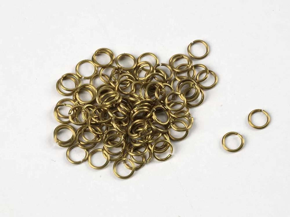 Кольцо, латунь, 8 мм, 40 шт