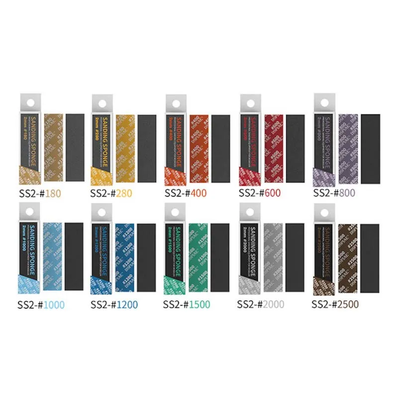 Шлифовальная губка 3 мм, зернистость 2000, 5 шт Шлифовальная губка 3 мм, зернистость 2000, 5 шт