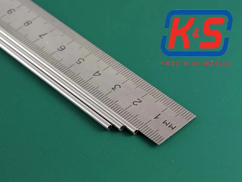 Тонкостенная алюминиевая трубка 2,4x0,35 мм, 3 шт