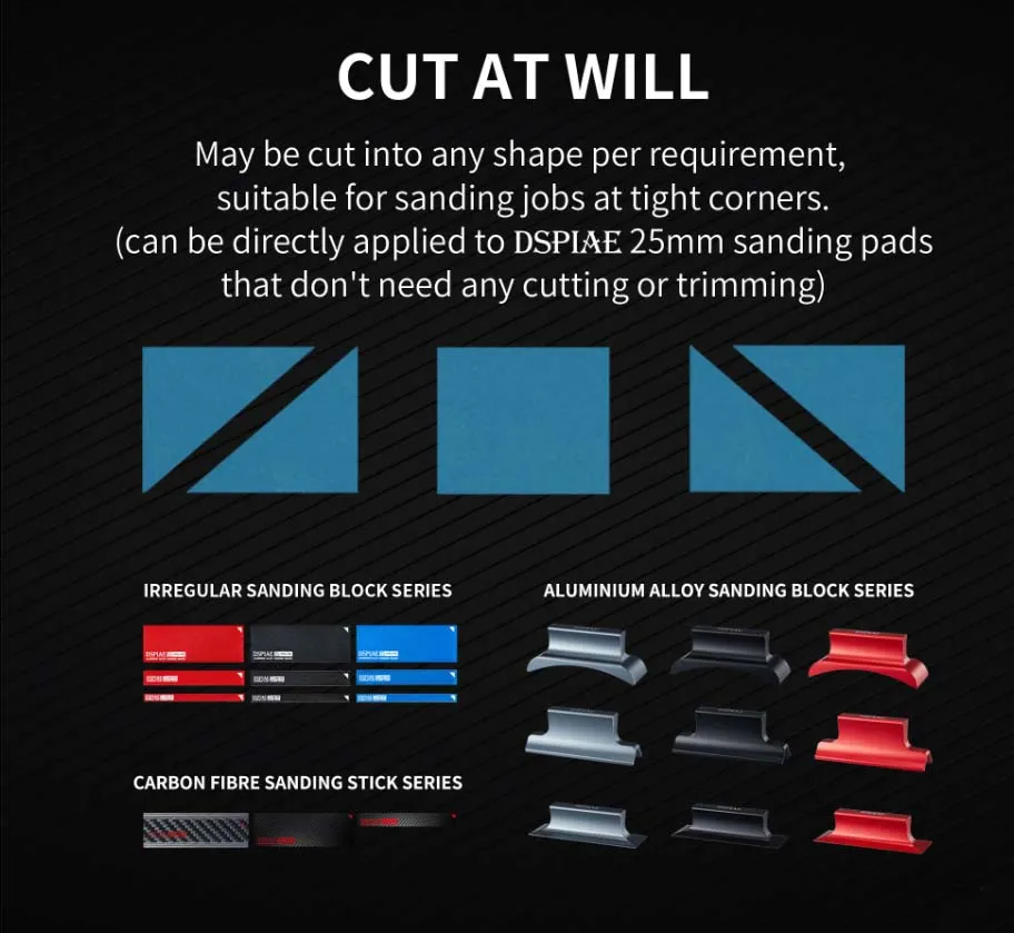 Самоклеящаяся наждачка 75х25 мм, зернистость 800, 10 шт Самоклеящаяся наждачка 75х25 мм, зернистость 800, 10 шт