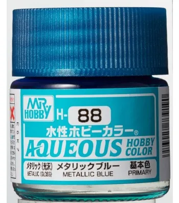 Краска Mr Hobby, акриловая, синий металлик, H 88, 10 мл