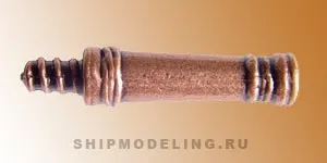 Макет пушки, под бронзу, 21 мм 4 шт