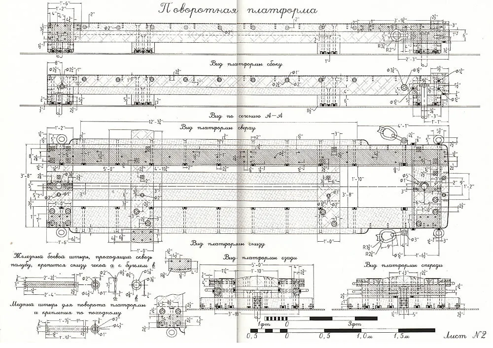 60 фунтовая пушка чертежа №1 на поворотной платформе 60 фунтовая пушка чертежа №1 на поворотной платформе