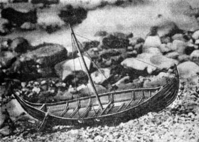 Модель небольшого кнорре из Скуллелева Модель небольшого кнорре из Скуллелева