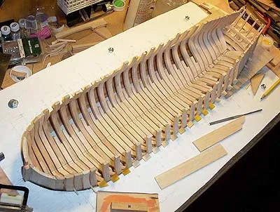 Адмиралтейская модель парусника Salamandre