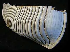 После этого обрабатываем внешнюю поверхность каркаса