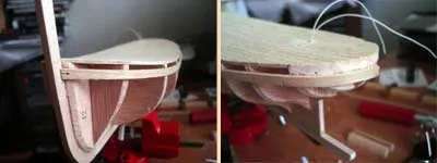 Artesania Latina Bremen Черновая обшивка