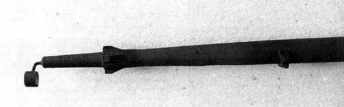 Нок рея с поворотным бугелем.