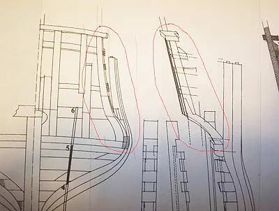 Адмиралтейская модель парусника Salamandre